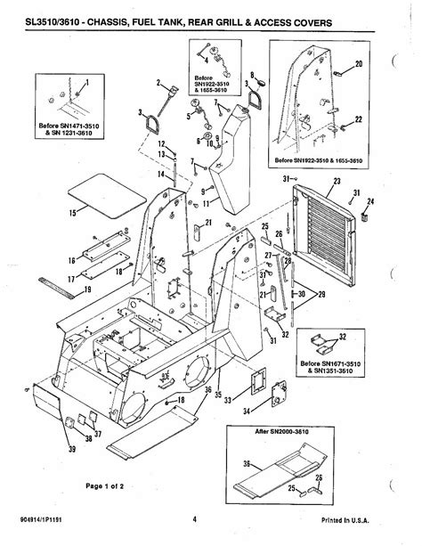 gehl sl3510 parts diagram